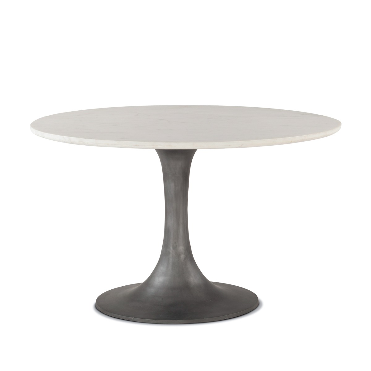 Image of Palm Springs 48" Round Dining Table White Marble